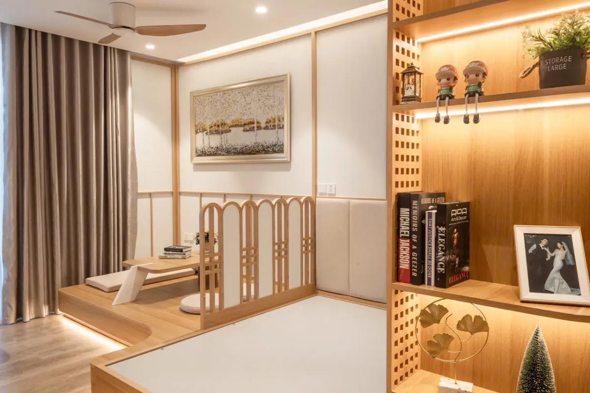 Japanese style studio for rent at Landmark Ecopark with Swan Lake view, 8 million VND/month
