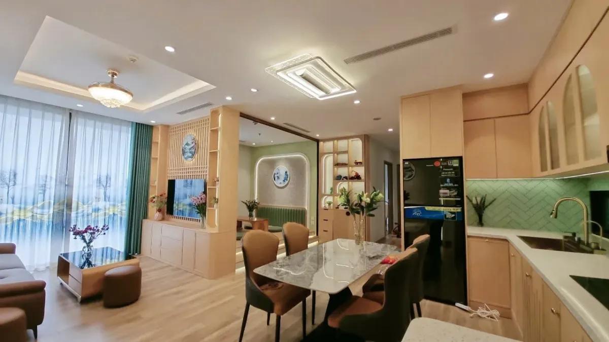 3-bedroom luxury apartment for rent at Landmark Ecopark with Swan Lake view, direct hot spring, 23 million VND/month