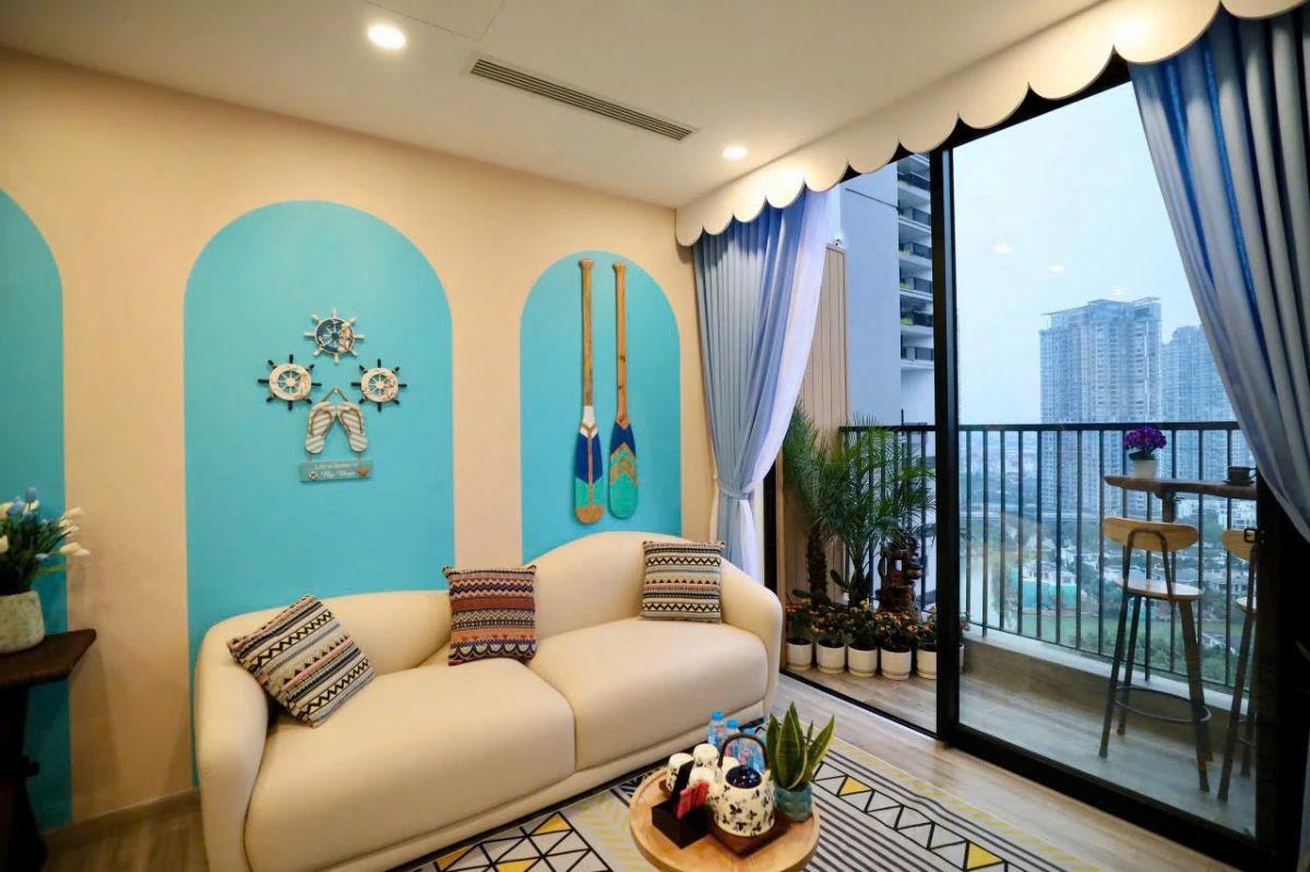 Cho thuê homestay Sky Forest Ecopark 2PN2VS view Biệt thự đảo